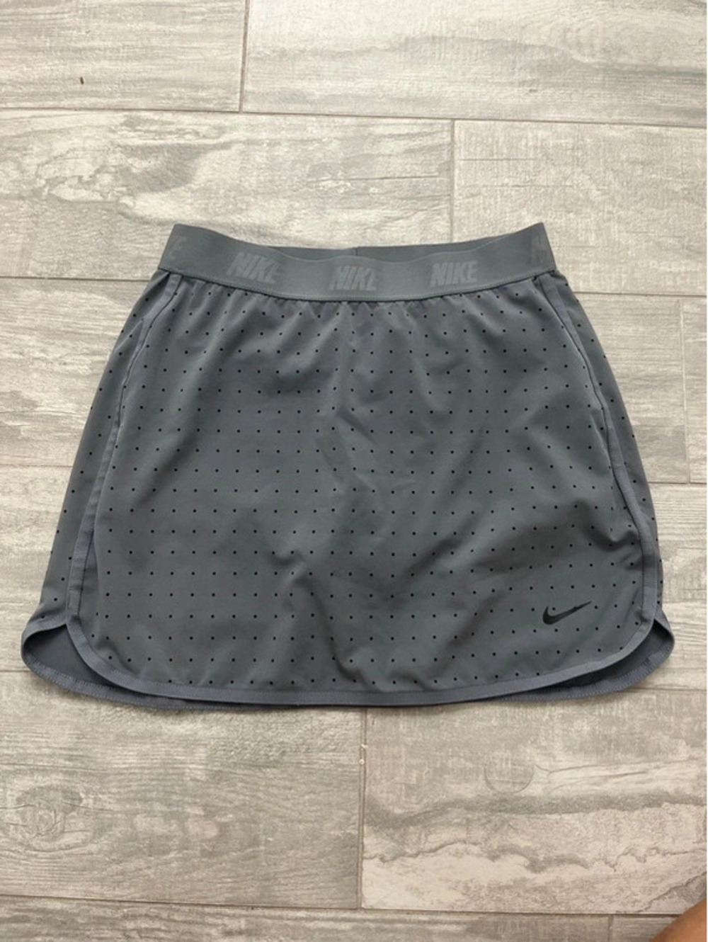 Nike Gray with Black Polka Dot Skort